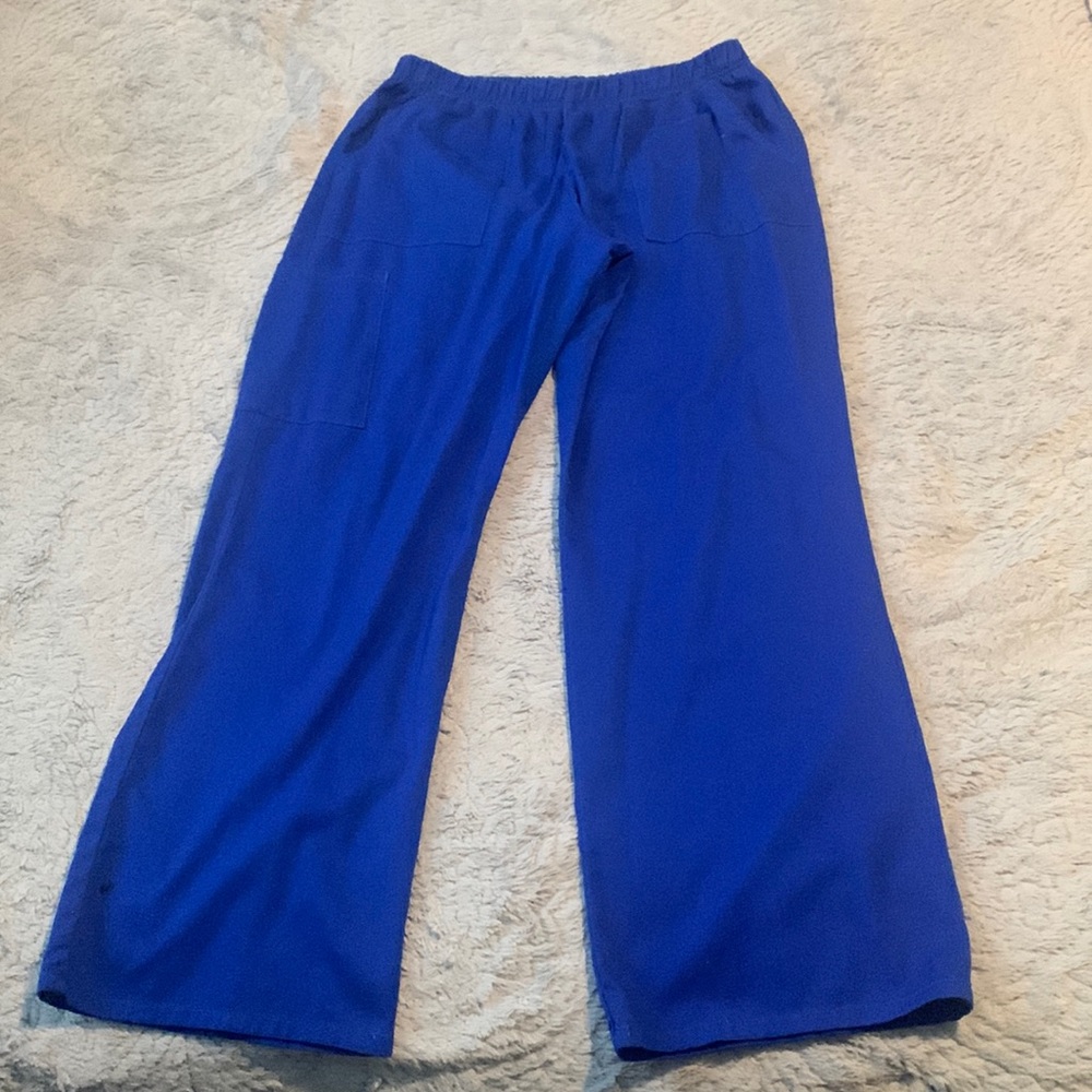 Mint condition women blue, scrub pants, size medium.